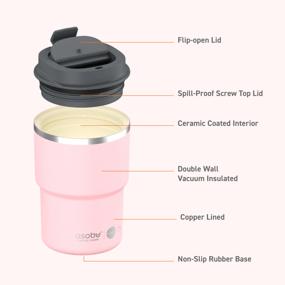 asobu-pink-coffee-express-isolier-kaffeebecher-12oz-mit-keramik image 5