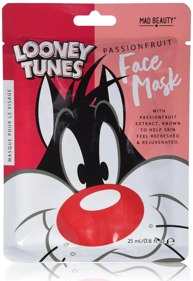 mad-beauty-looney-tunes-sylvester-gesichtsmaske-tuchmaske-passionsfrucht image 1