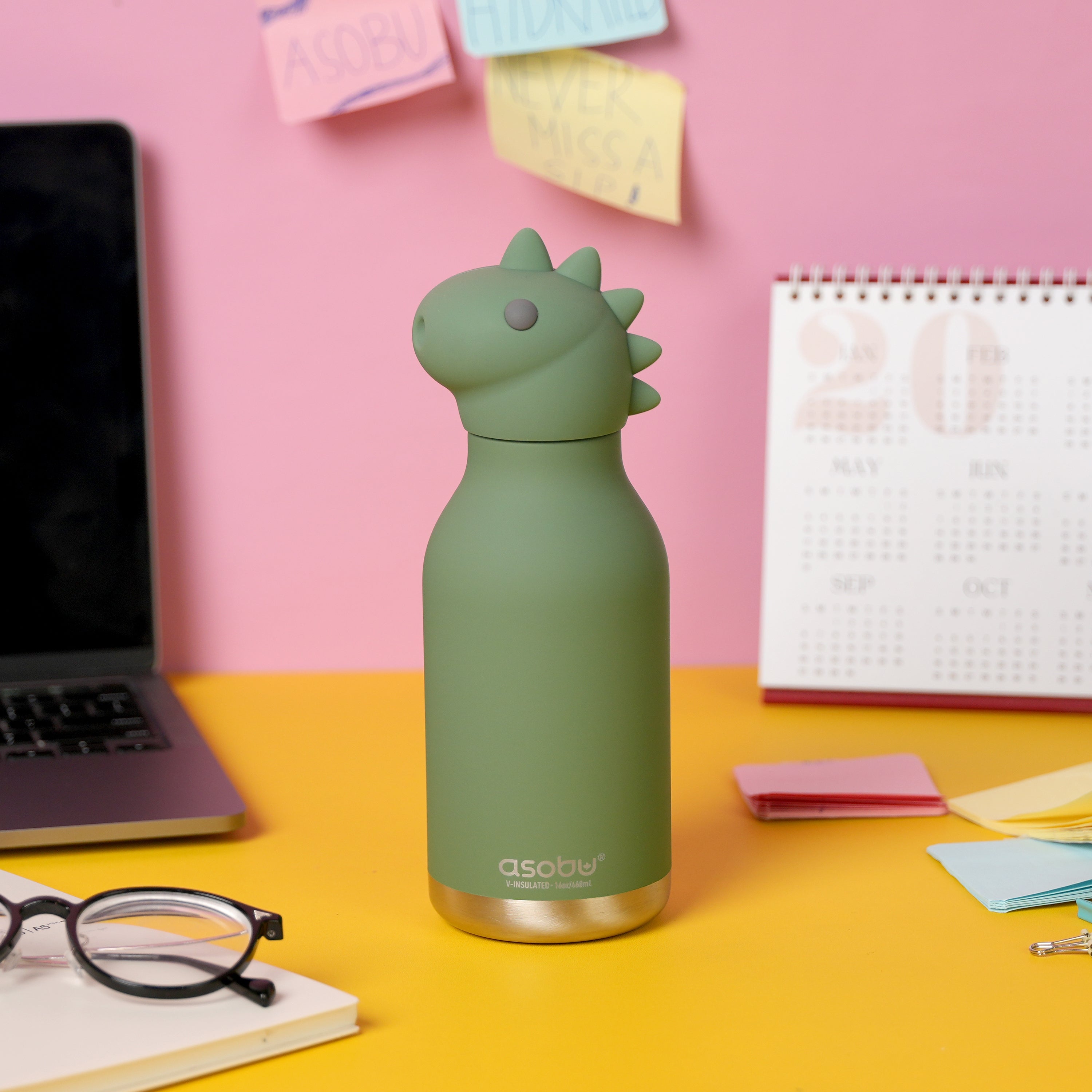 asobu-dinosaur-bestie-bottle-16oz-kinderflasche image 3