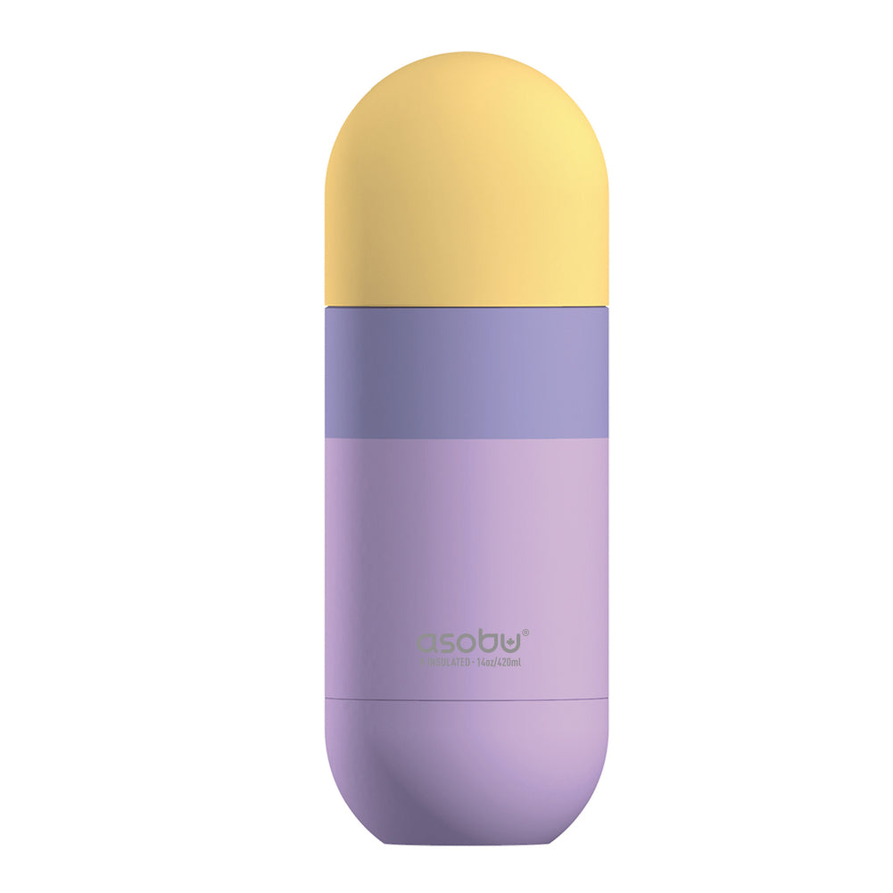 asobu-orb-bottle-pastel-purple-14oz-414-ml-isolierte-kugel-trinkflasche-mit-bech image 2