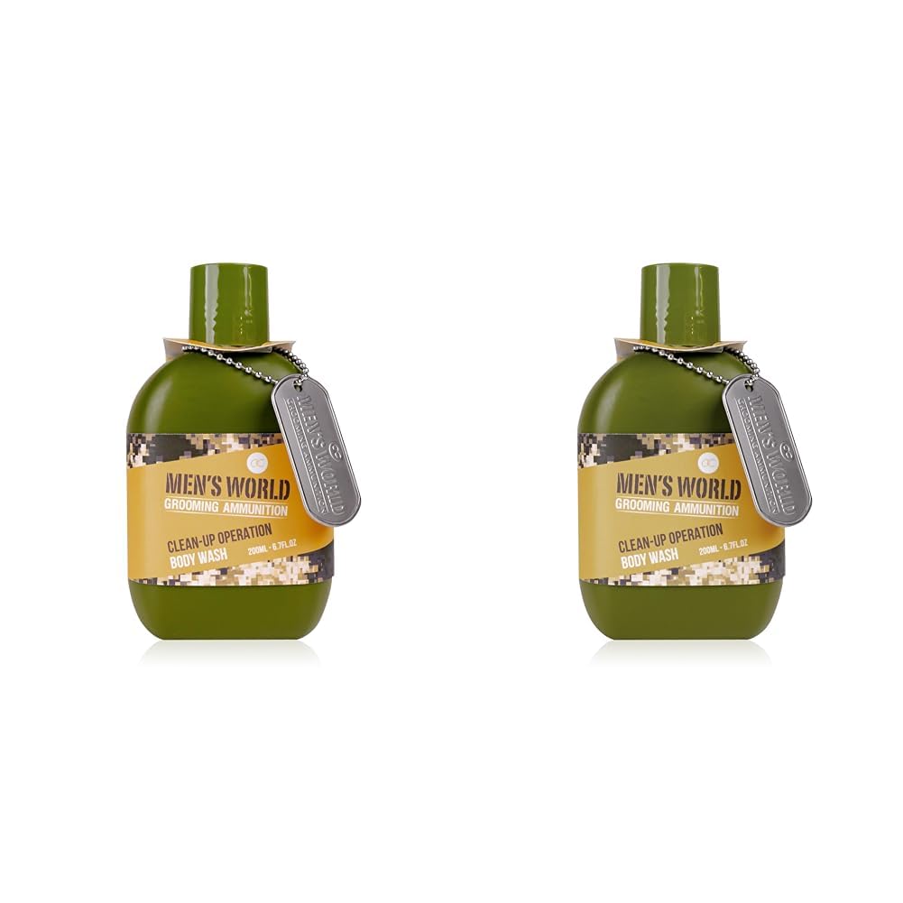 accentra-men-s-world-2in1-duschgel-camouflage-oak-amber-200ml-mit-hundemarke image 2
