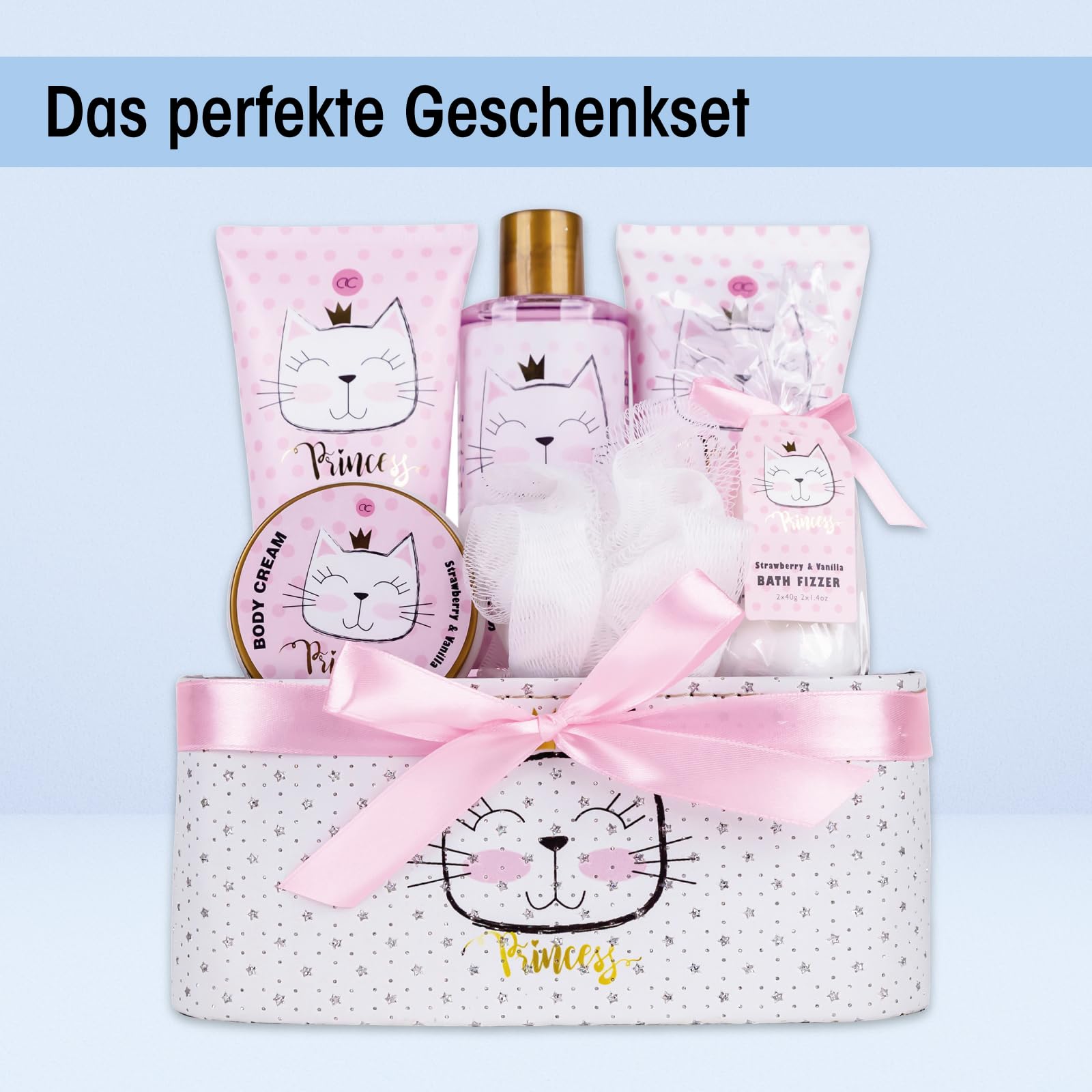 accentra-princess-kitty-geschenkset-7-teilig-erdbeere-vanille-im-k-rbchen image 2