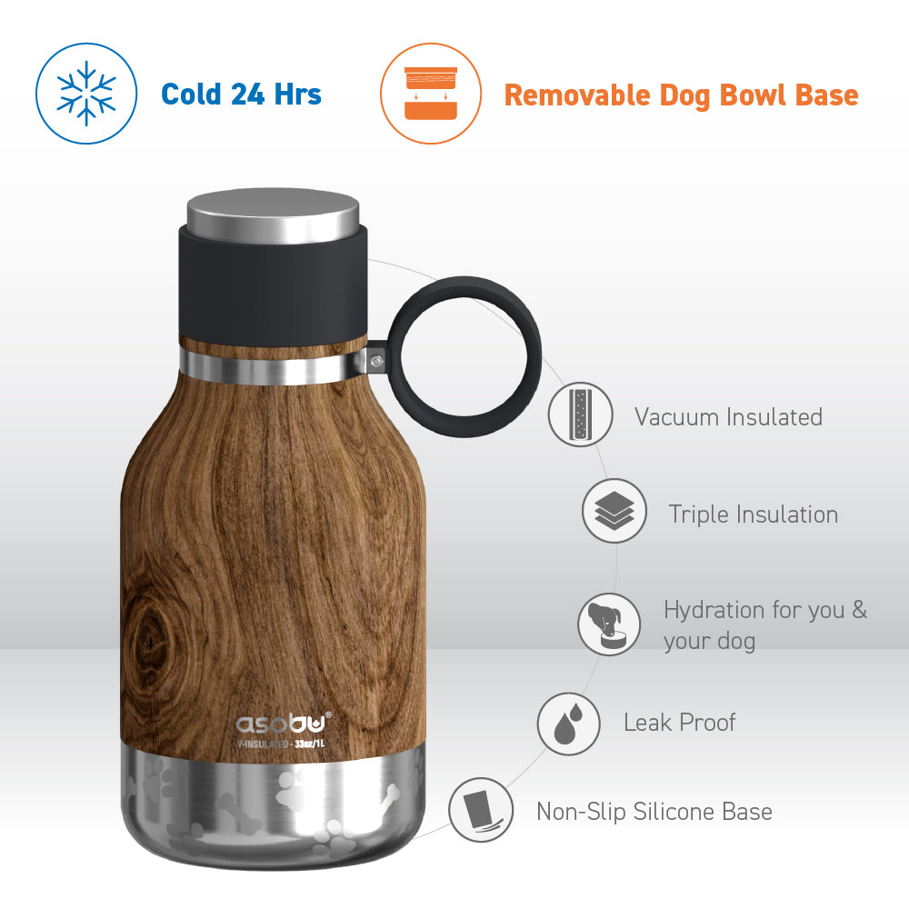 asobu-wood-dog-bowl-bottle-isolierte-edelstahl-trinkflasche-mit-hundenapf image 3