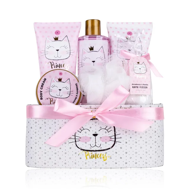 accentra-princess-kitty-geschenkset-7-teilig-erdbeere-vanille-im-k-rbchen image 1