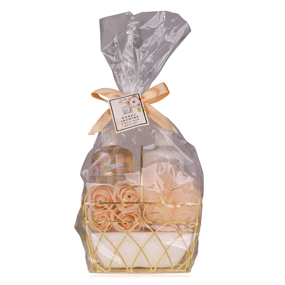 accentra-duschset-honey-jasmine-frauen-geschenkset-3-teilig-mit-duschgel-200-ml- image 2