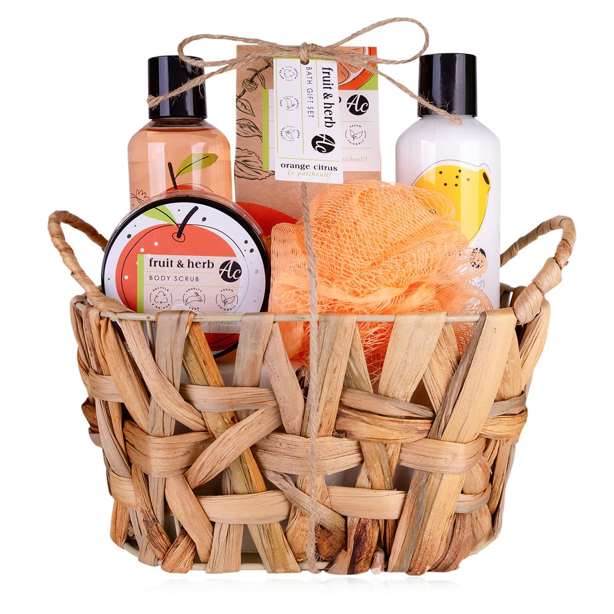 accentra-fruit-herb-duschset-geschenkkorb-f-r-frauen-orange-5tlg-mit-duschgel-lo image 1