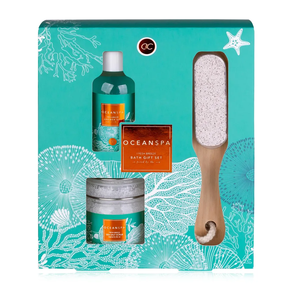 accentra-duschset-ocean-spa-3-teilig-fresh-breeze-wellness-geschenkbox-mit-peeli image 1