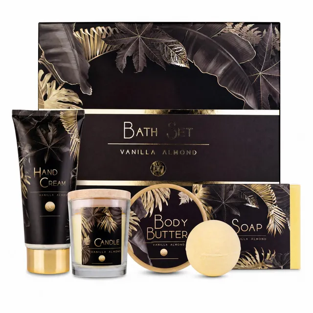accentra-luxury-pflegeset-vanille-mandel-5-teilig-in-geschenkbox image 1
