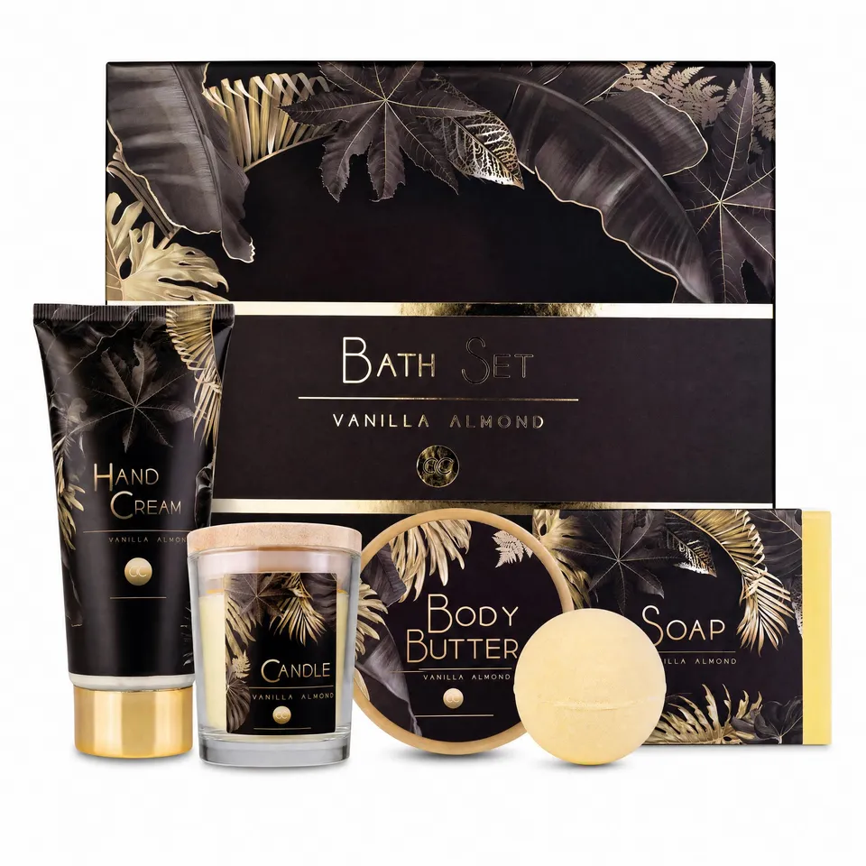accentra-luxury-pflegeset-vanille-mandel-5-teilig-in-geschenkbox image 1