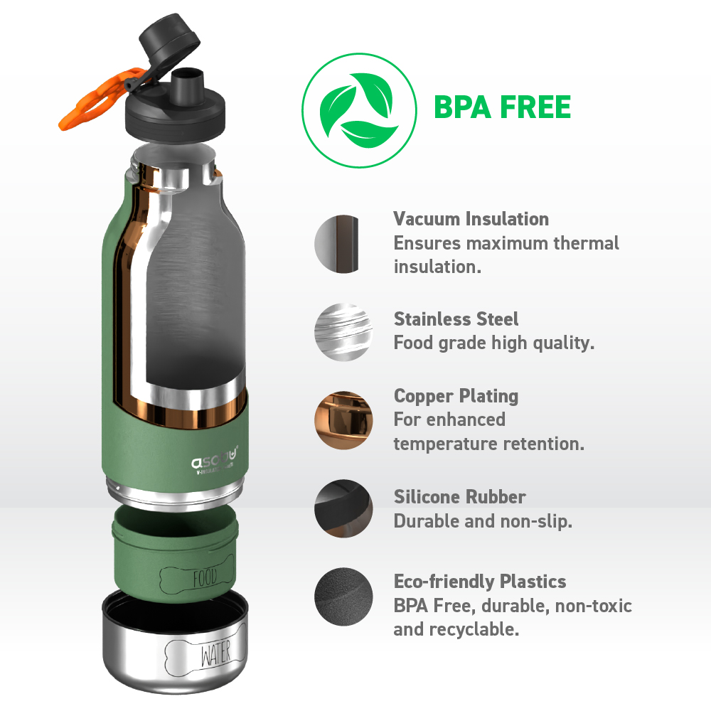 asobu-barky-bottle-hundenapf-flasche-green image 3