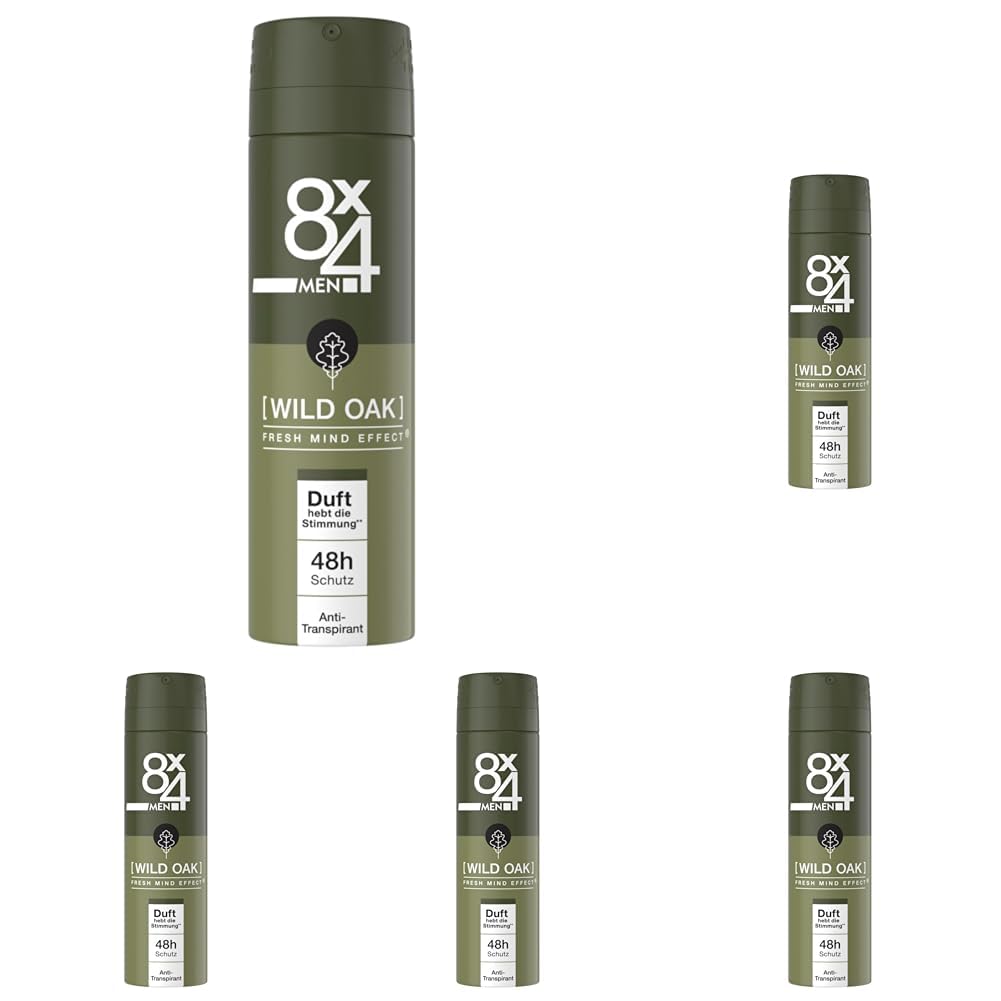 8x4-men-wild-oak-deospray-150-ml-anti-transpirant-mit-48h-schutz image 8