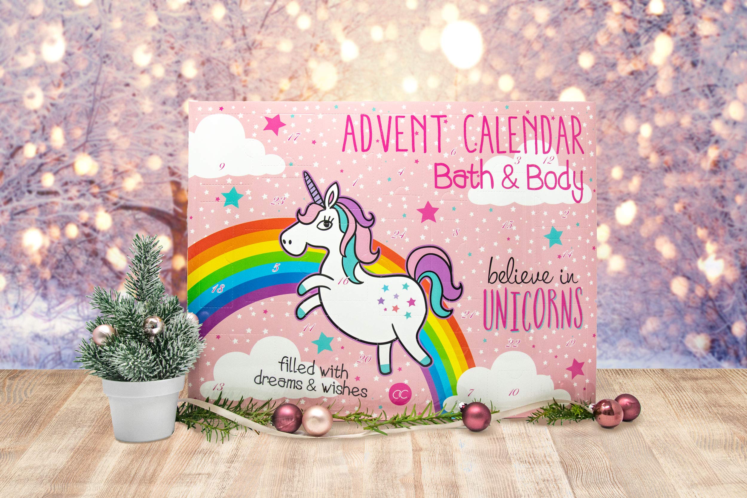 accentra-i-believe-in-unicorns-pflege-adventskalender-24-teilig-einhorn image 2