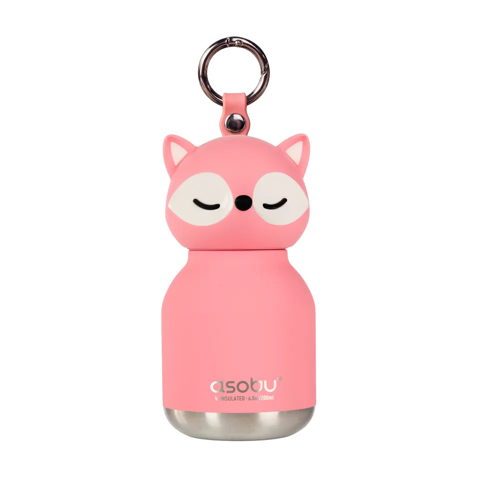 asobu-mini-fox-bestie-bottle-anh-nger-flasche-6-7oz image 1