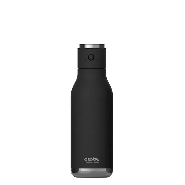 asobu-black-wireless-bottle-trinkflasche-17oz-mit-bluetooth-lautsprecher image 1