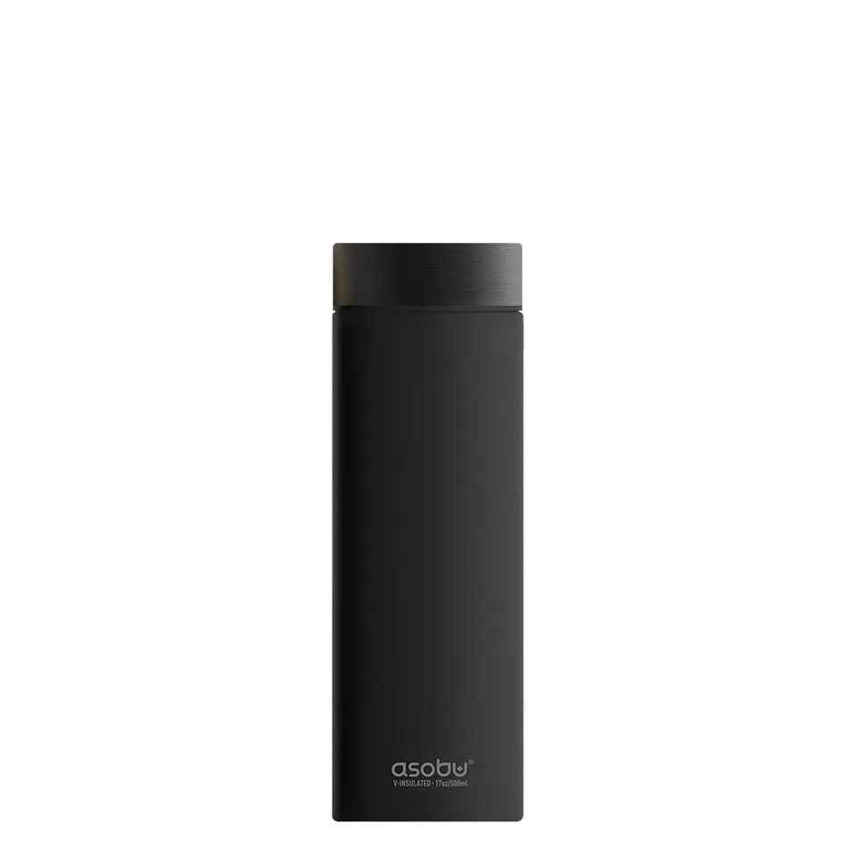 asobu-black-le-baton-isolierte-edelstahl-reise-thermoflasche-500-ml image 1