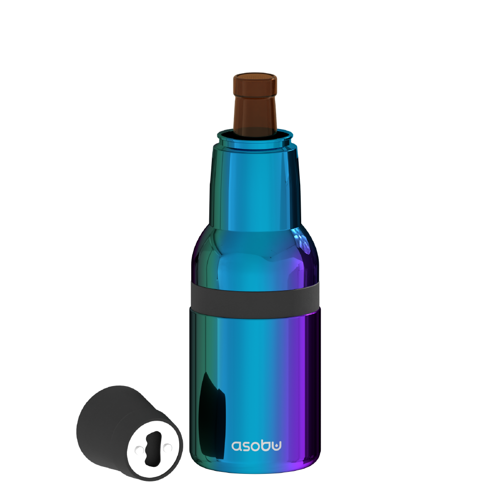 asobu-frosty-beer-2-0-teal-isolierter-flaschen-und-dosenk-hler-mit-ffner image 2
