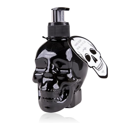 accentra-rockstar-seifenspender-totenkopf-schwarz-300-ml-kirsche image 5