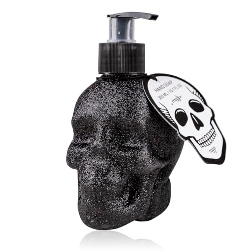 accentra-rockstar-seifenspender-totenkopf-schwarz-300-ml-kirsche image 7