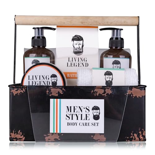 accentra-men-s-style-geschenkset-oak-citrus-im-metallkorb-duschgel-190ml-shampoo image 3