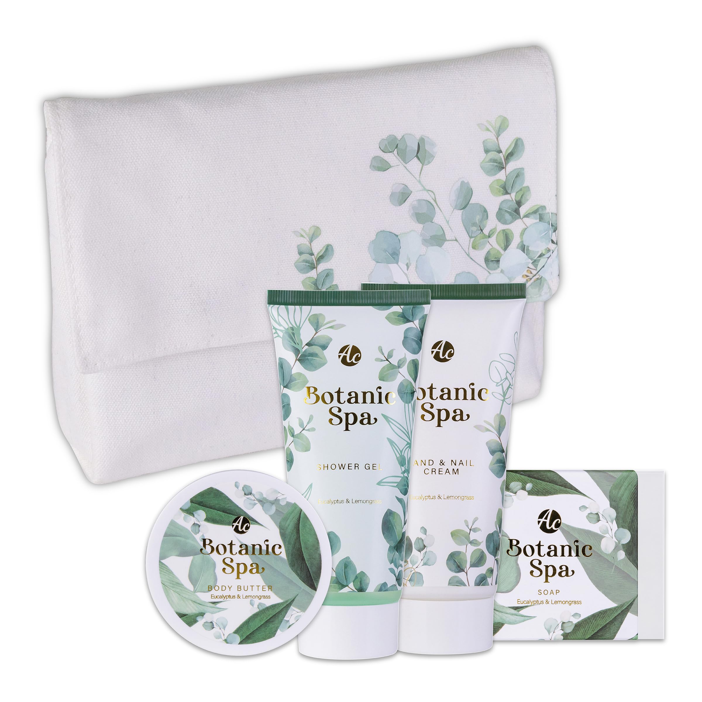 accentra-botanic-spa-geschenkset-damen-4-teilig-eucalyptus-lemongrass-mit-tasche image 2