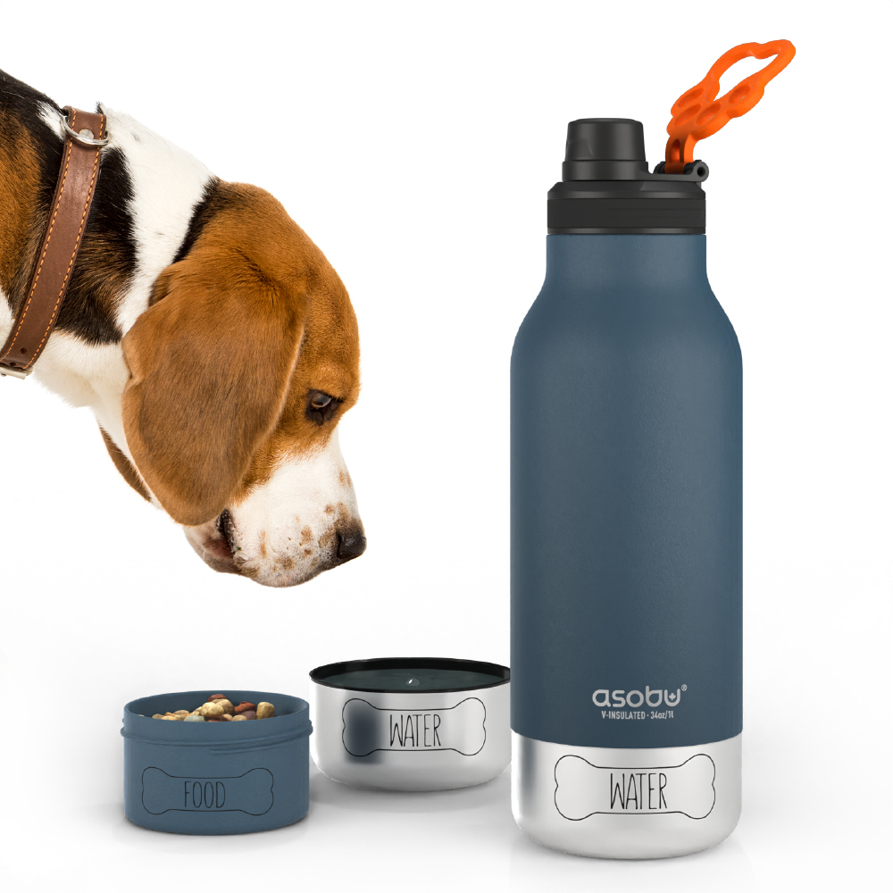 asobu-blue-barky-bottle-hunde-trinkflasche-isoliert-mit-2-n-pfen image 1