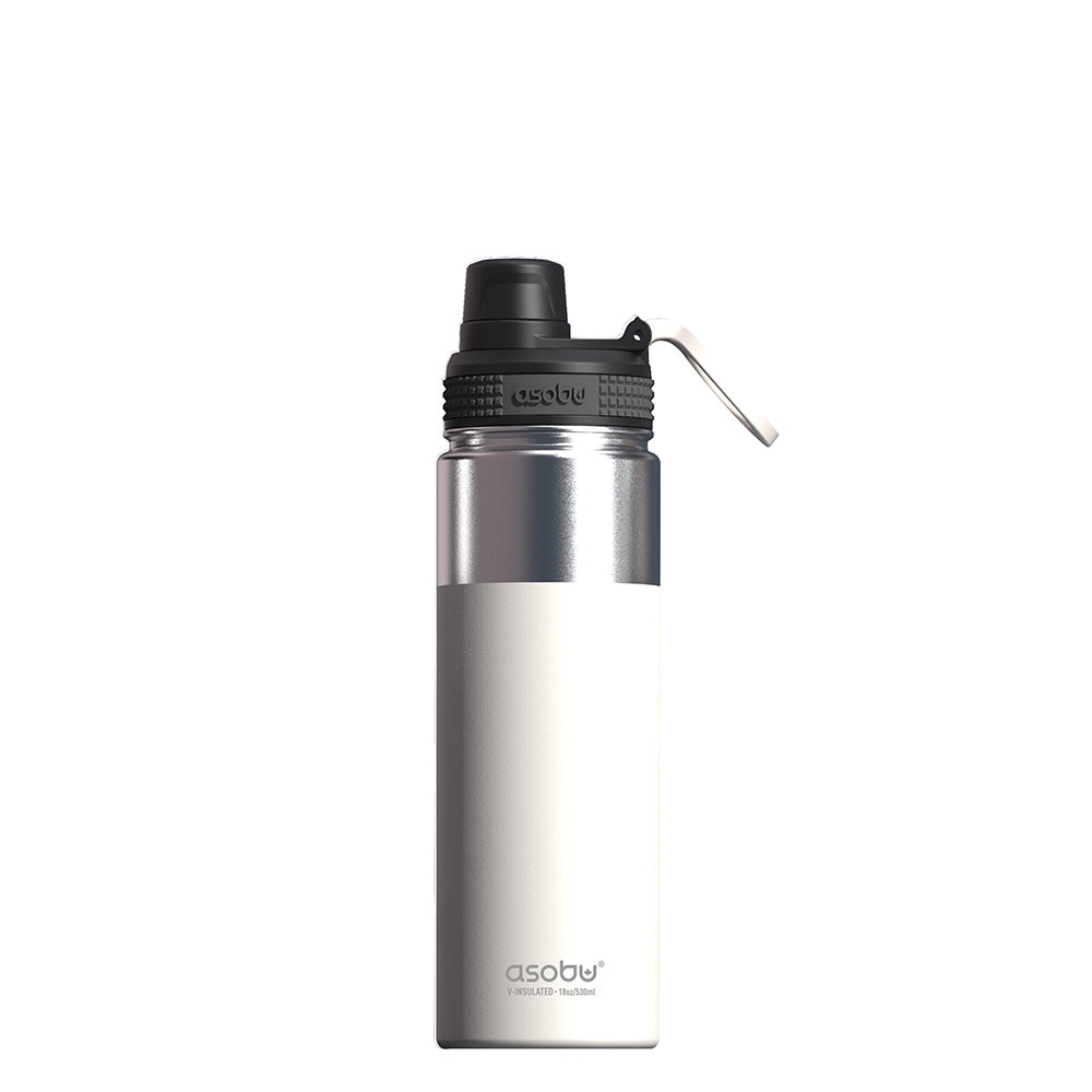asobu-alpine-flask-white-18-oz-isolierflasche image 1