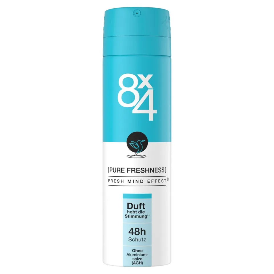 8x4-pure-freshness-deospray-ohne-aluminium-150-ml image 1