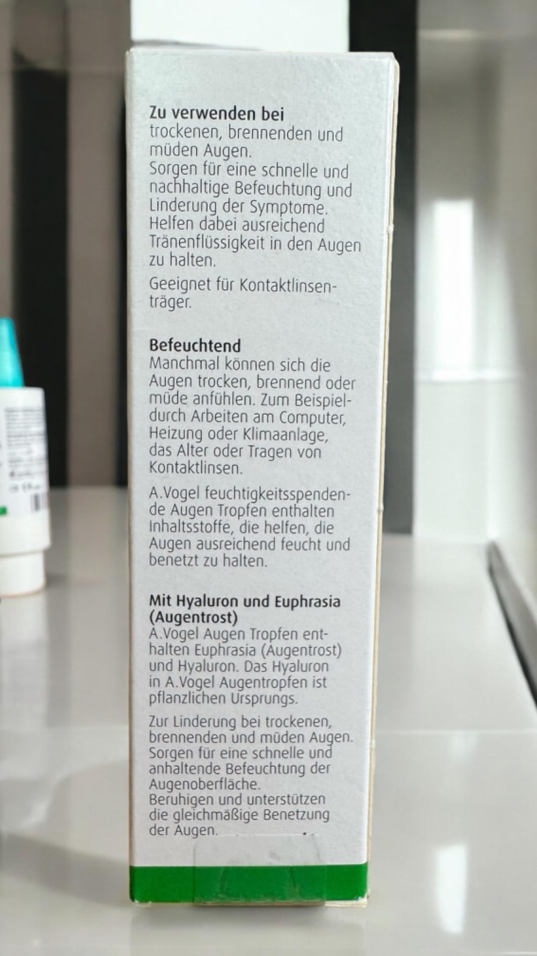Endlich Ruhe für die Augen