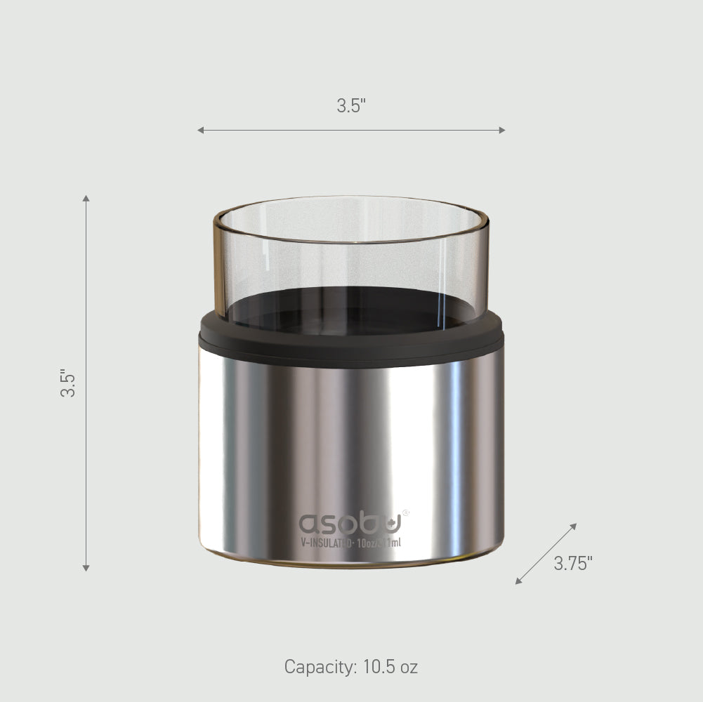 asobu-whiskey-insulated-sleeve-mit-glas-silver image 6
