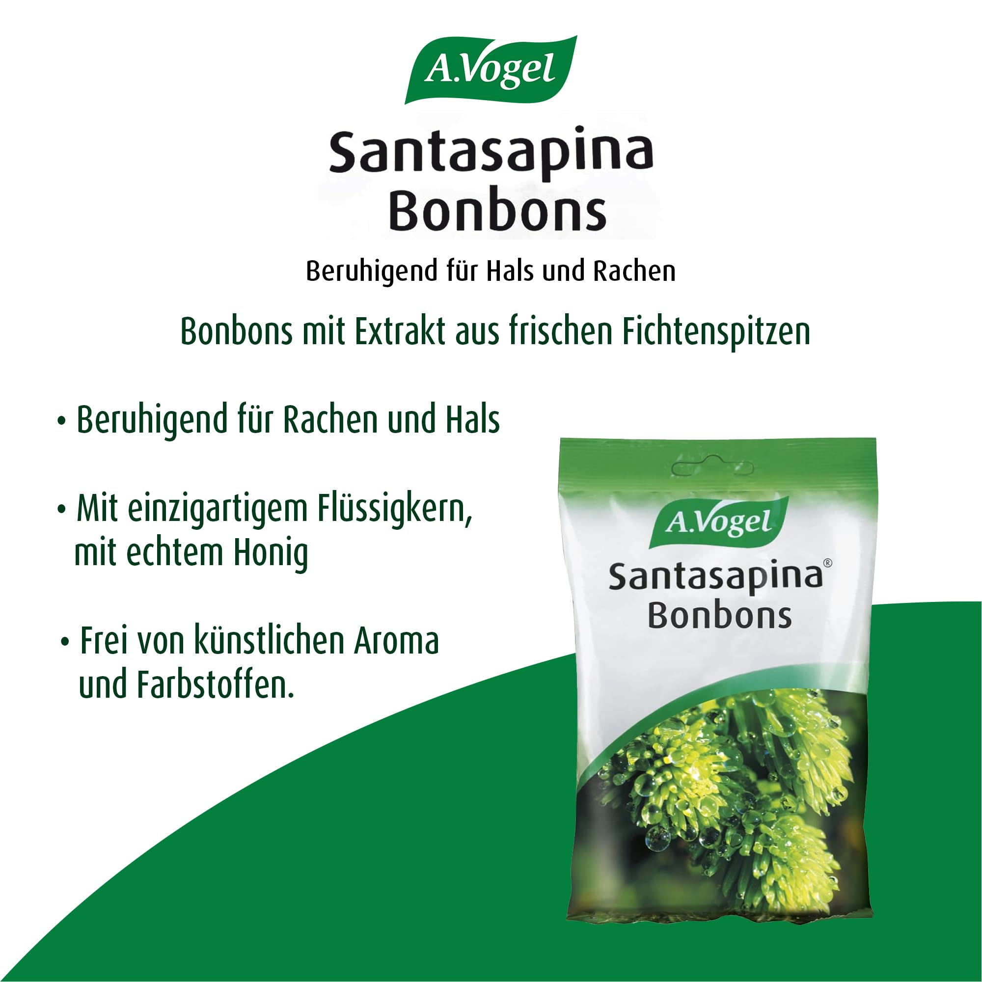 a-vogel-santasapina-bonbons-100g-mit-fichtenspitzen-extrakt-und-honig image 2