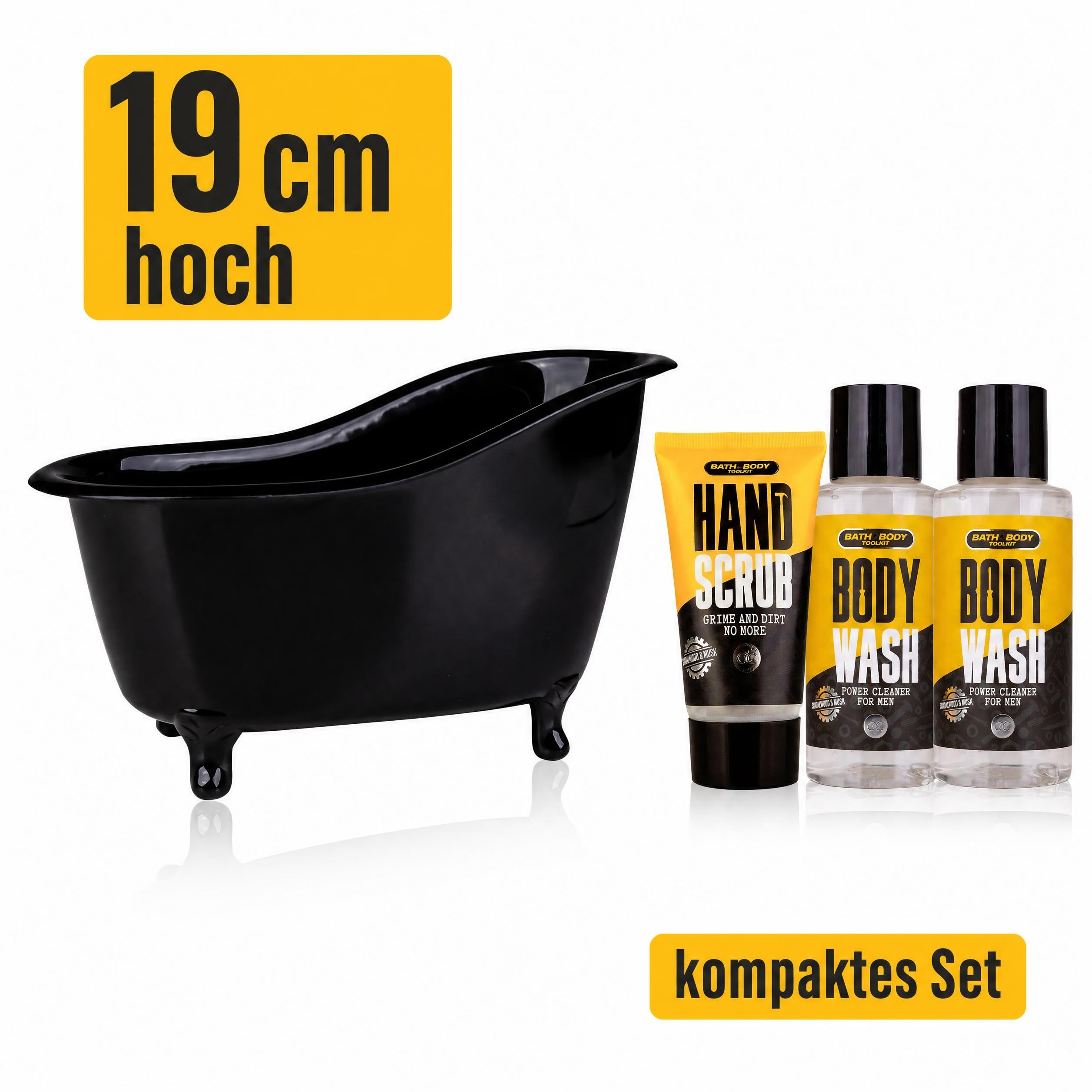 accentra-bath-body-toolkit-geschenkset-herren-in-wanne-gelb-schwarz image 4