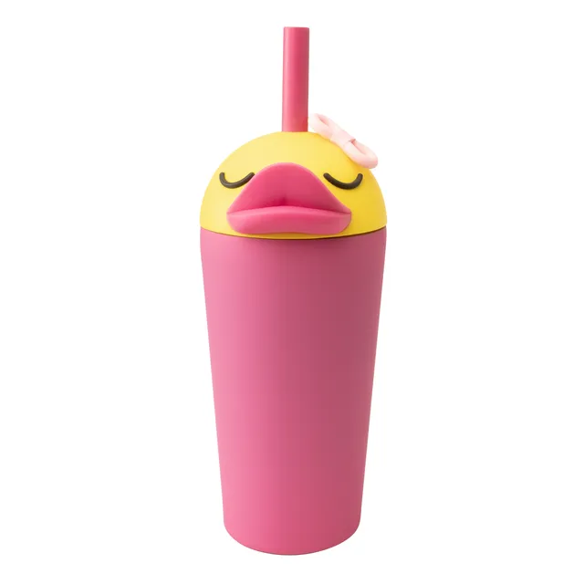 asobu-bestie-sippy-tumbler-duck-14oz image 1