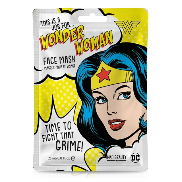 mad-beauty-dc-superhelden-wonder-woman-gesichtsmaske-tuchmaske-mit-gr-ntee image 1