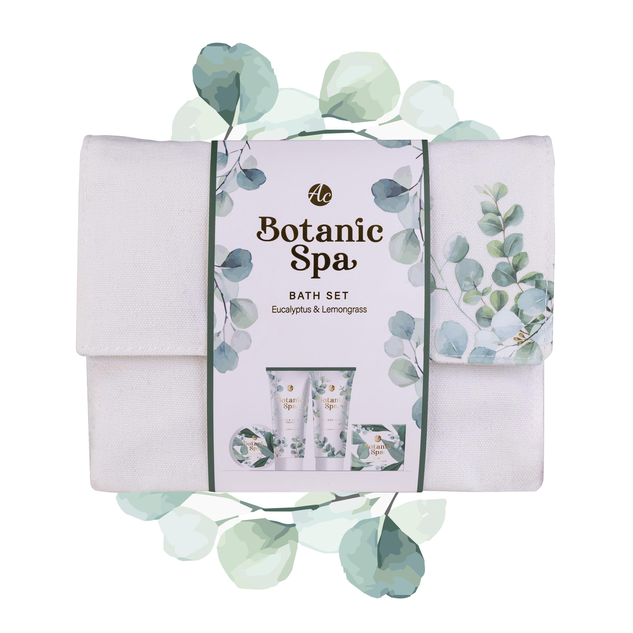 accentra-botanic-spa-geschenkset-damen-4-teilig-eucalyptus-lemongrass-mit-tasche image 1