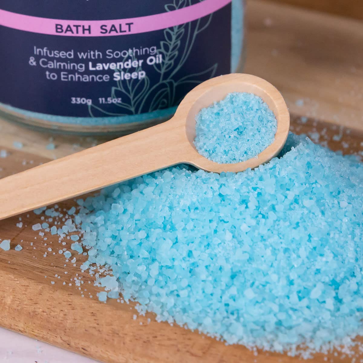 accentra-relaxing-spa-badesalz-lavendel-330g-im-glas-mit-kork-und-holzl-ffel image 3