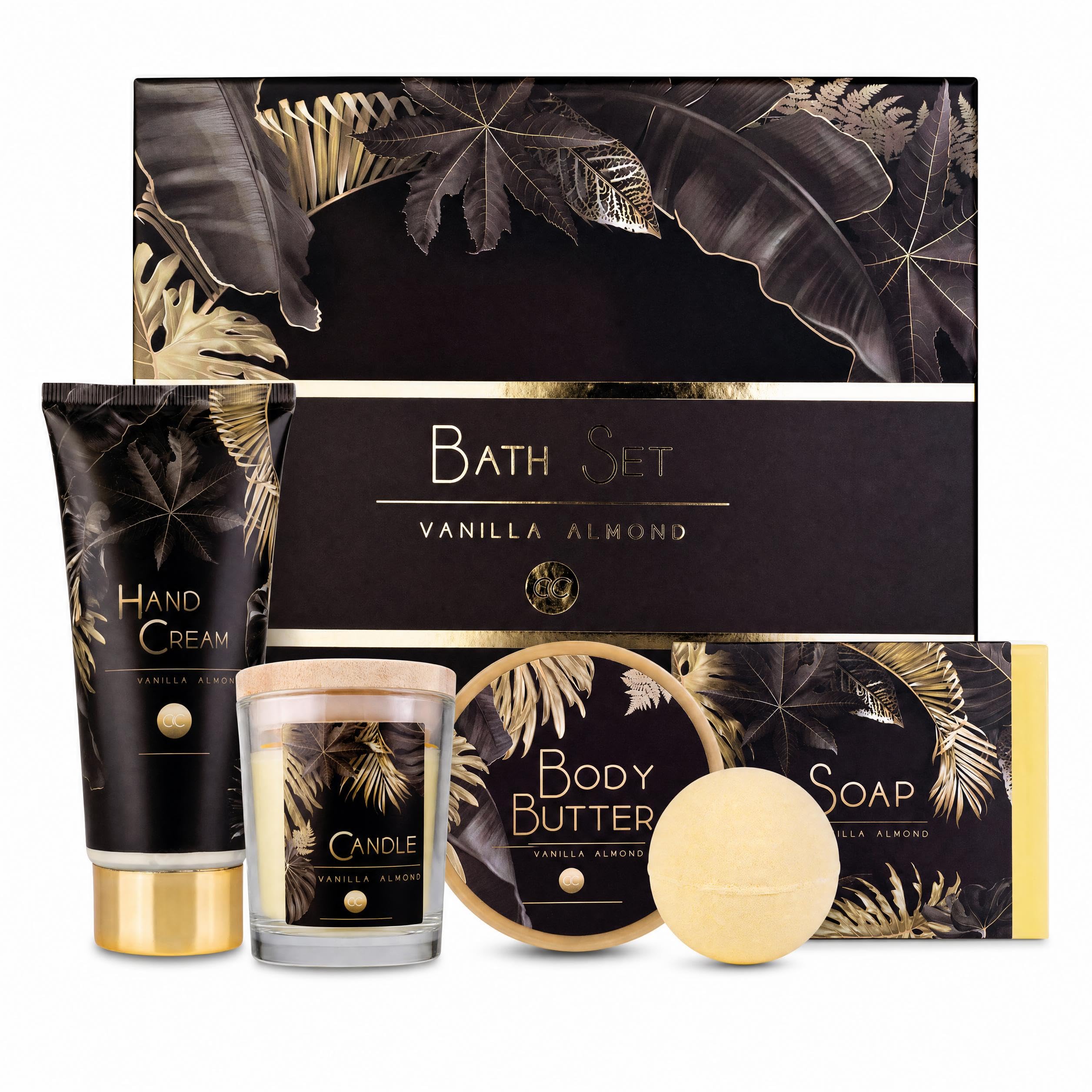 accentra-luxury-pflegeset-vanille-mandel-5-teilig-in-geschenkbox image 1