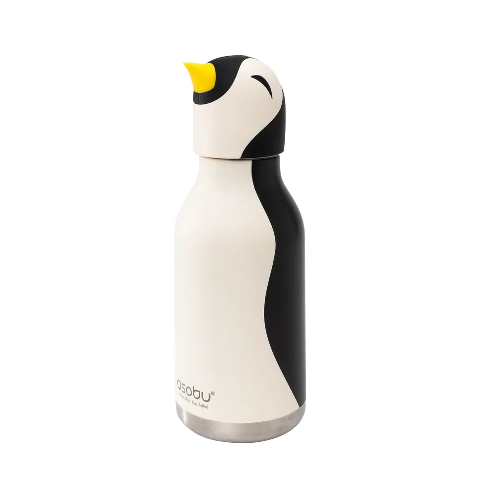 asobu-bestie-penguin-trinkflasche-470ml-isolierte-edelstahlflasche-f-r-kids image 1