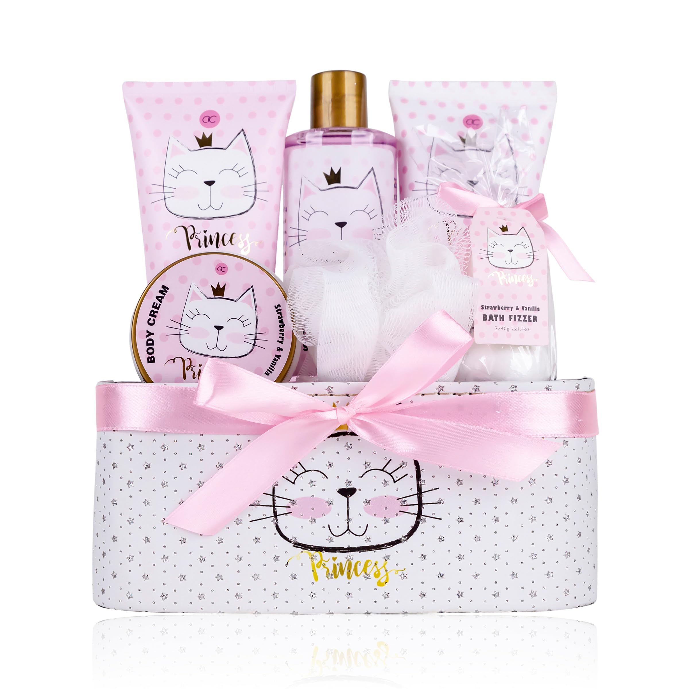 accentra-princess-kitty-geschenkset-7-teilig-erdbeere-vanille-im-k-rbchen image 1
