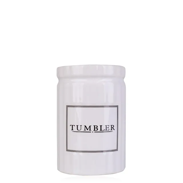 accentra-zahnputzbecher-tumbler-aus-wei-er-keramik-7-4-x-11-x-7-4-cm image 1