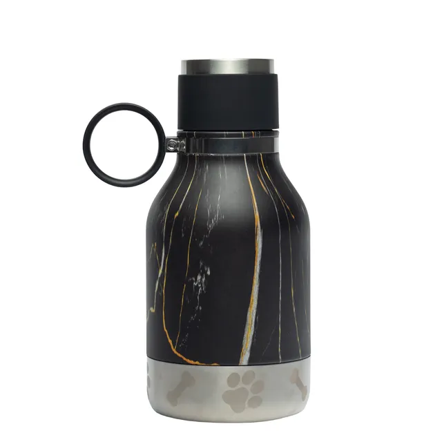 asobu-midnight-marble-dog-bowl-bottle-edelstahl-trinkflasche-mit-hundenapf image 1