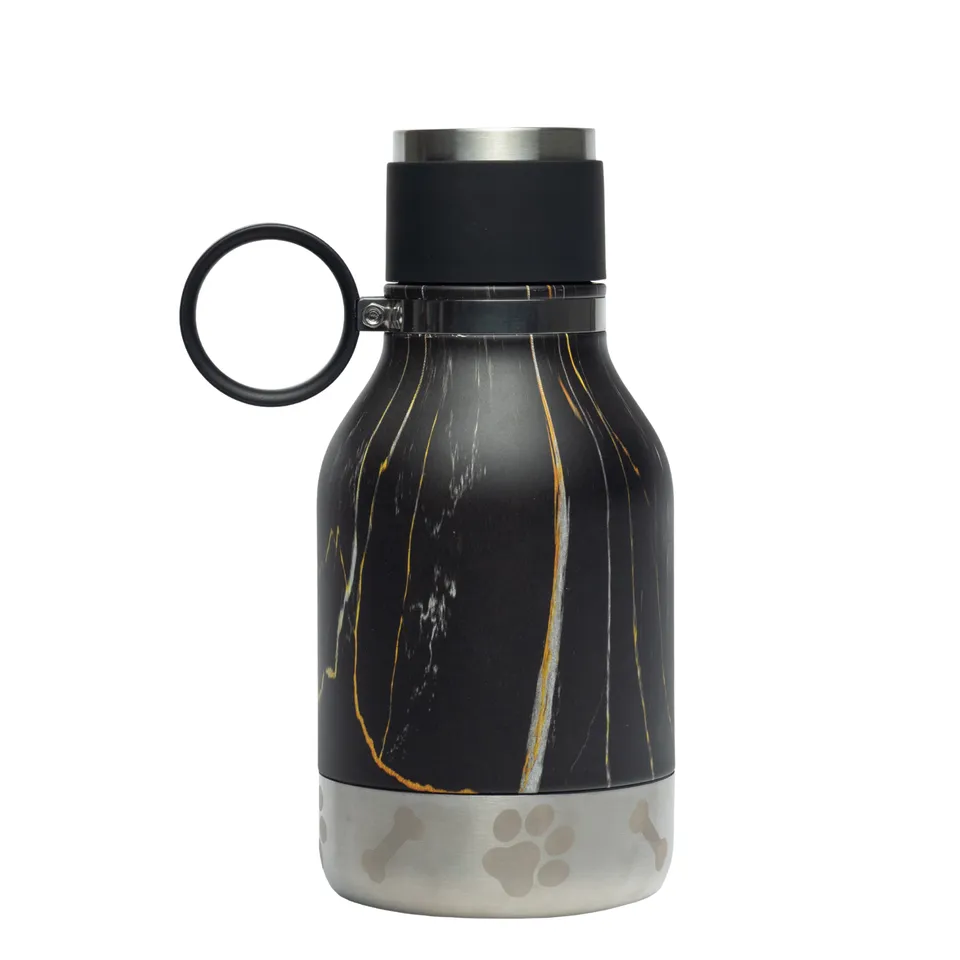 asobu-midnight-marble-dog-bowl-bottle-edelstahl-trinkflasche-mit-hundenapf image 1