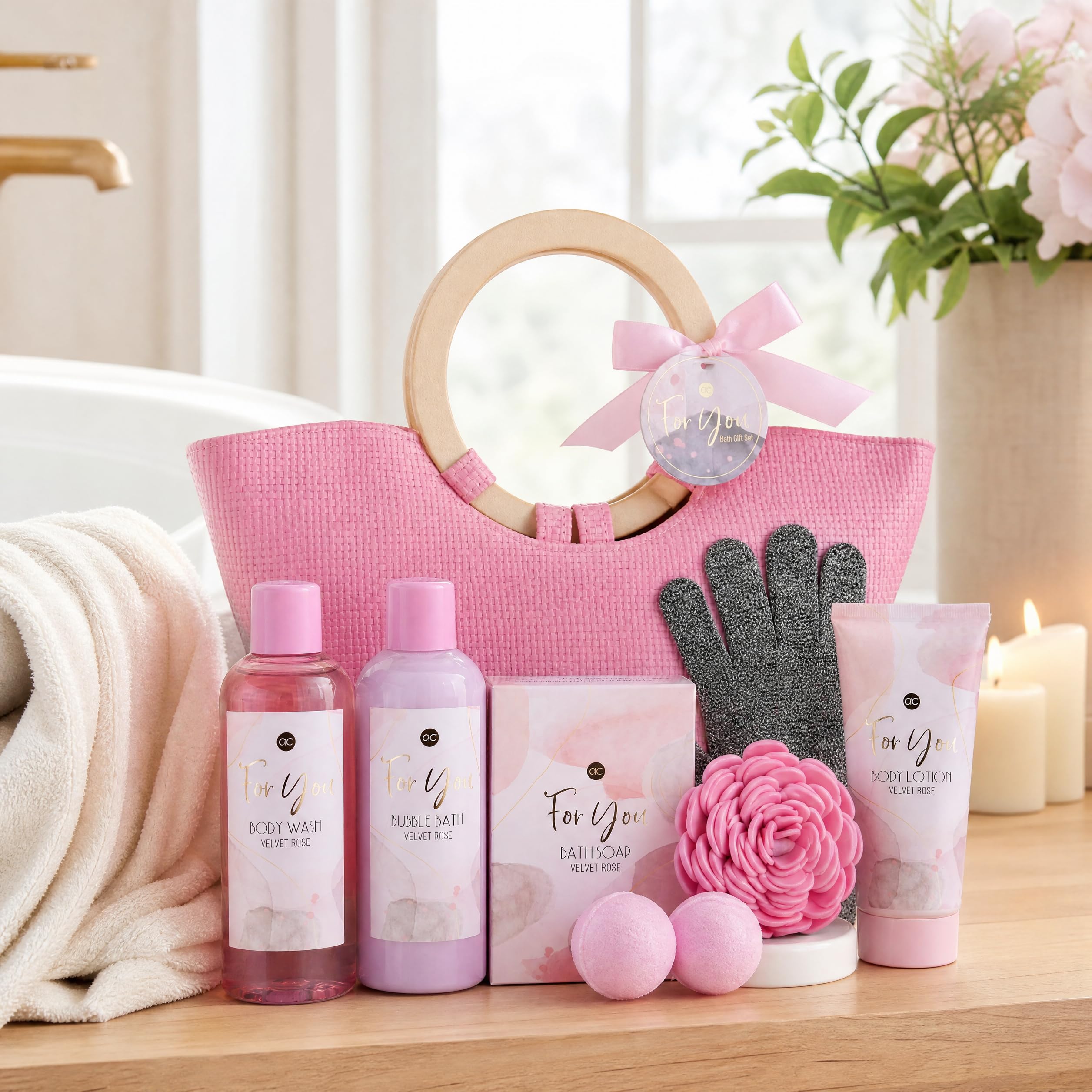 accentra-pink-rose-geschenkset-in-handtasche-velvet-rose-pflege-set-8-teilig image 5