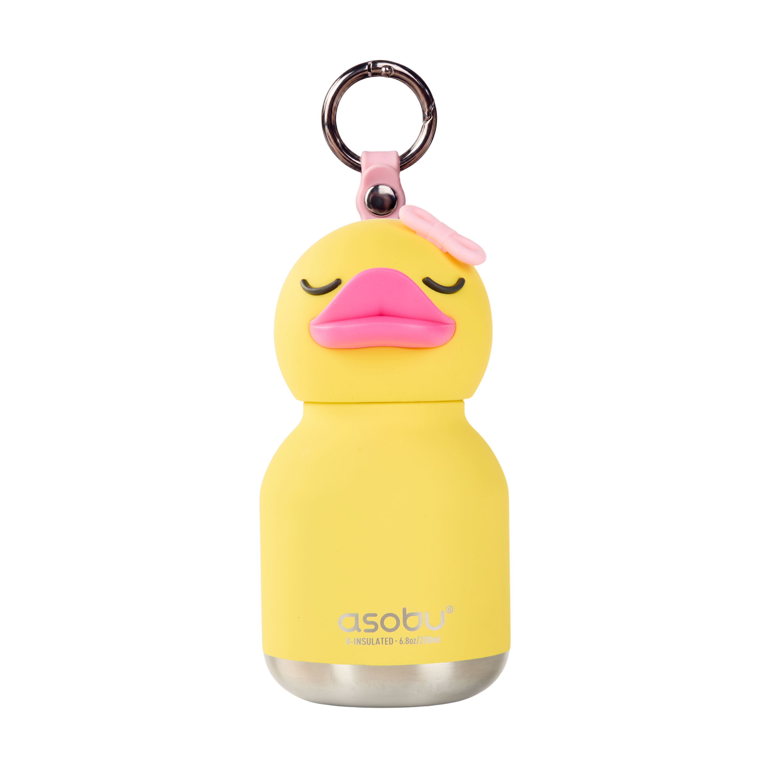 asobu-mini-duck-bestie-isolierflasche-6-7oz-mit-schl-sselring image 1