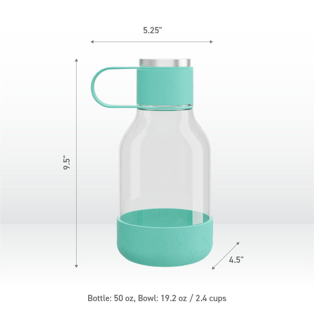 asobu-dog-bowl-bottle-lite-trinkflasche-petrol-mit-abnehmbarem-napf image 5