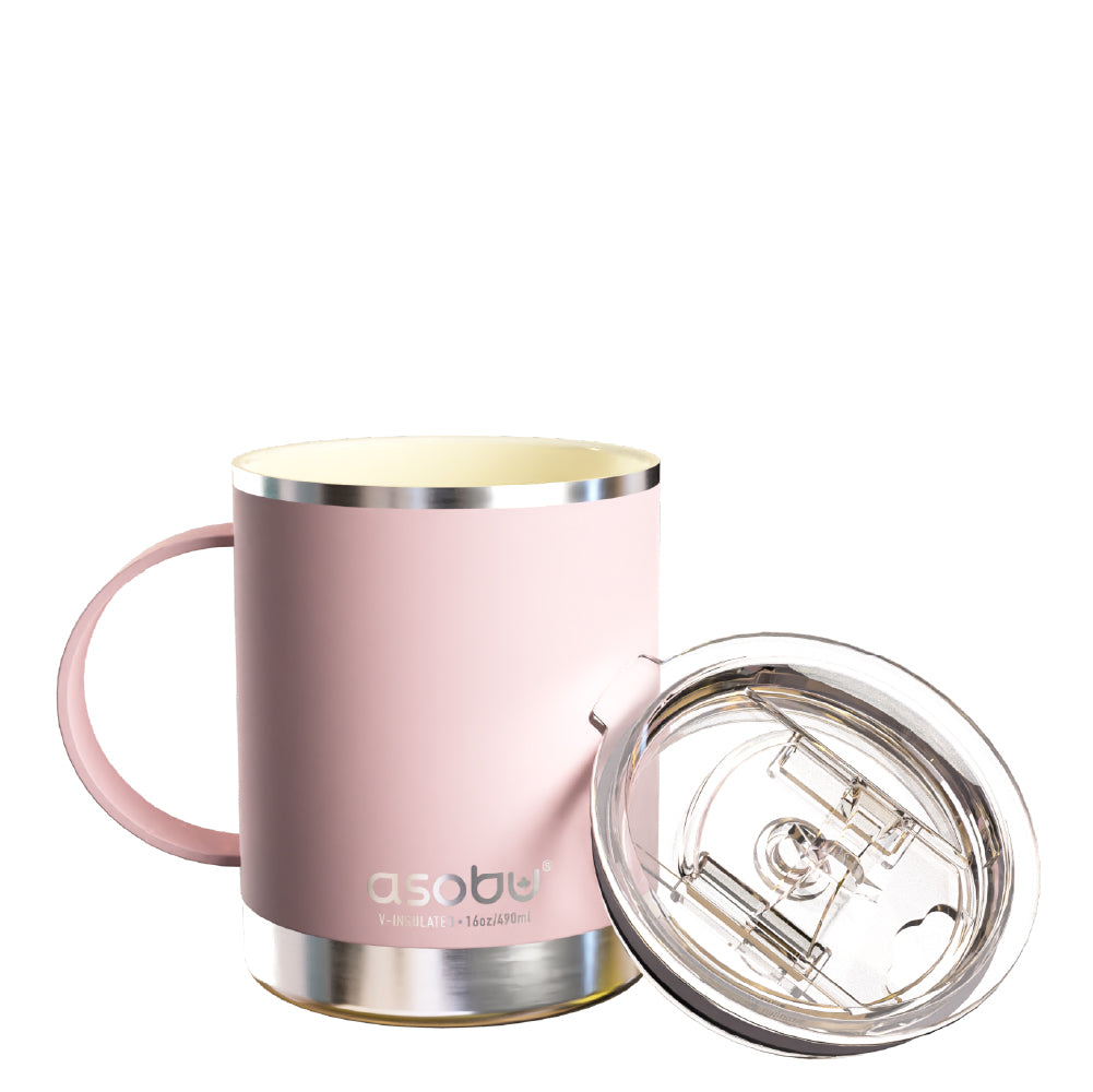 asobu-ultimate-mug-powdered-pink-12oz image 1