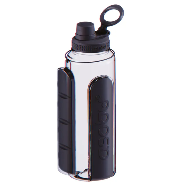 asobu-black-electrolyte-bottle-40oz-tritan-trinkflasche-mit-elektrolyt-fach image 1