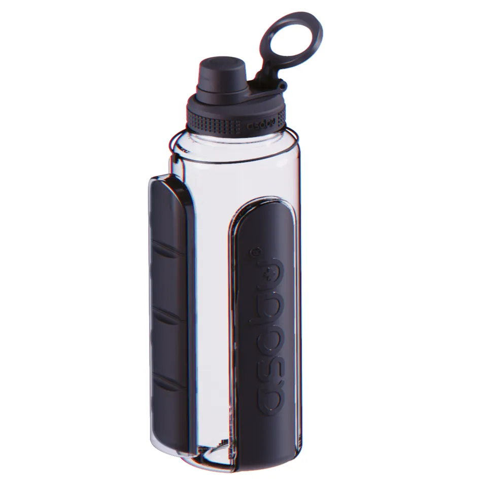 asobu-black-electrolyte-bottle-40oz-tritan-trinkflasche-mit-elektrolyt-fach image 1