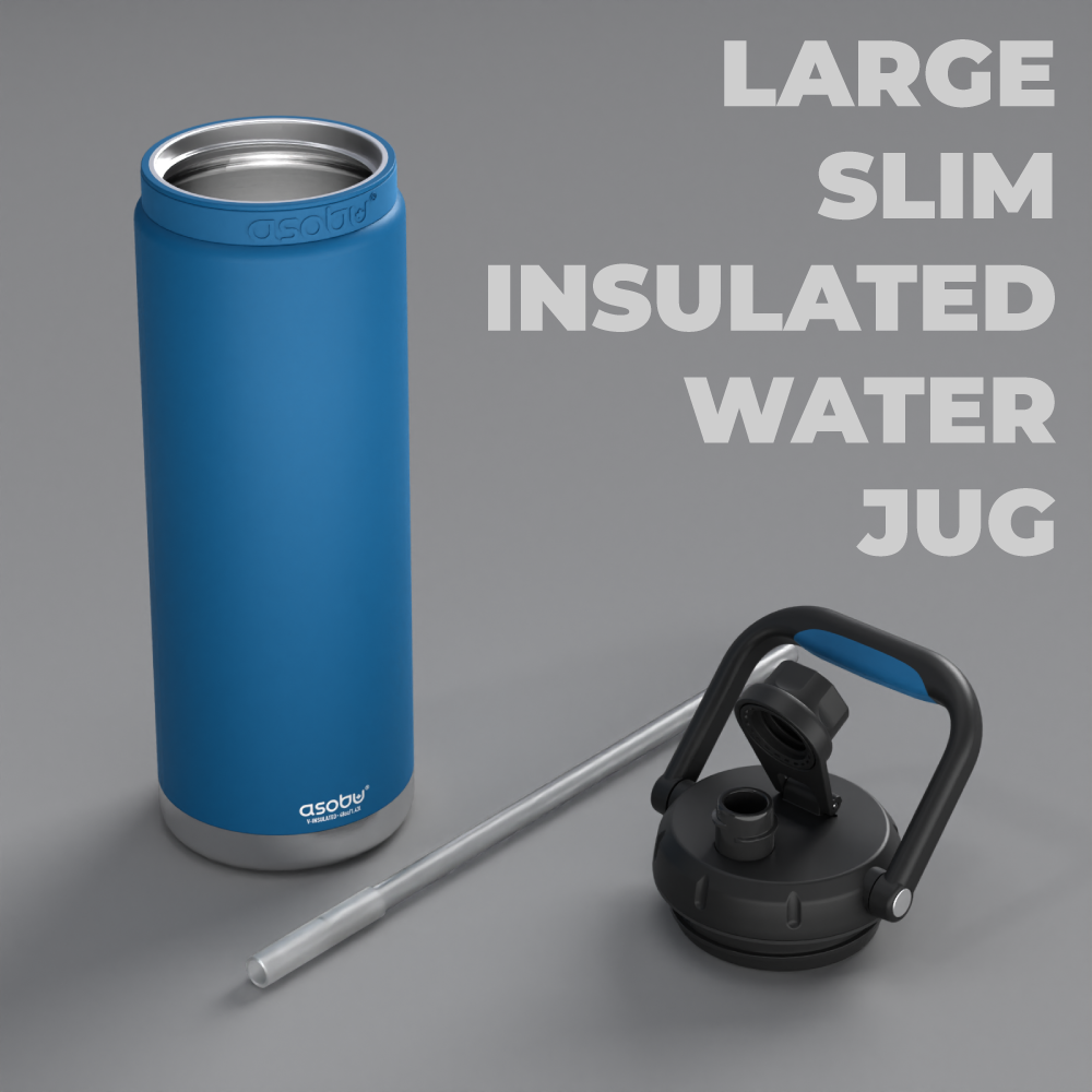 asobu-canyon-jug-blue-48oz-1-4-l-isolierkanne-mit-strohhalm image 2