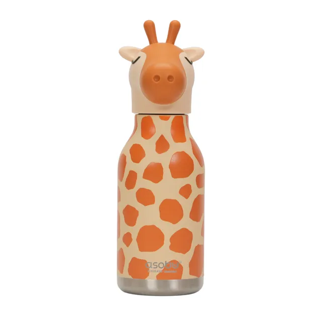 asobu-giraffe-bestie-bottle-kinder-trinkflasche-16oz-edelstahl image 1