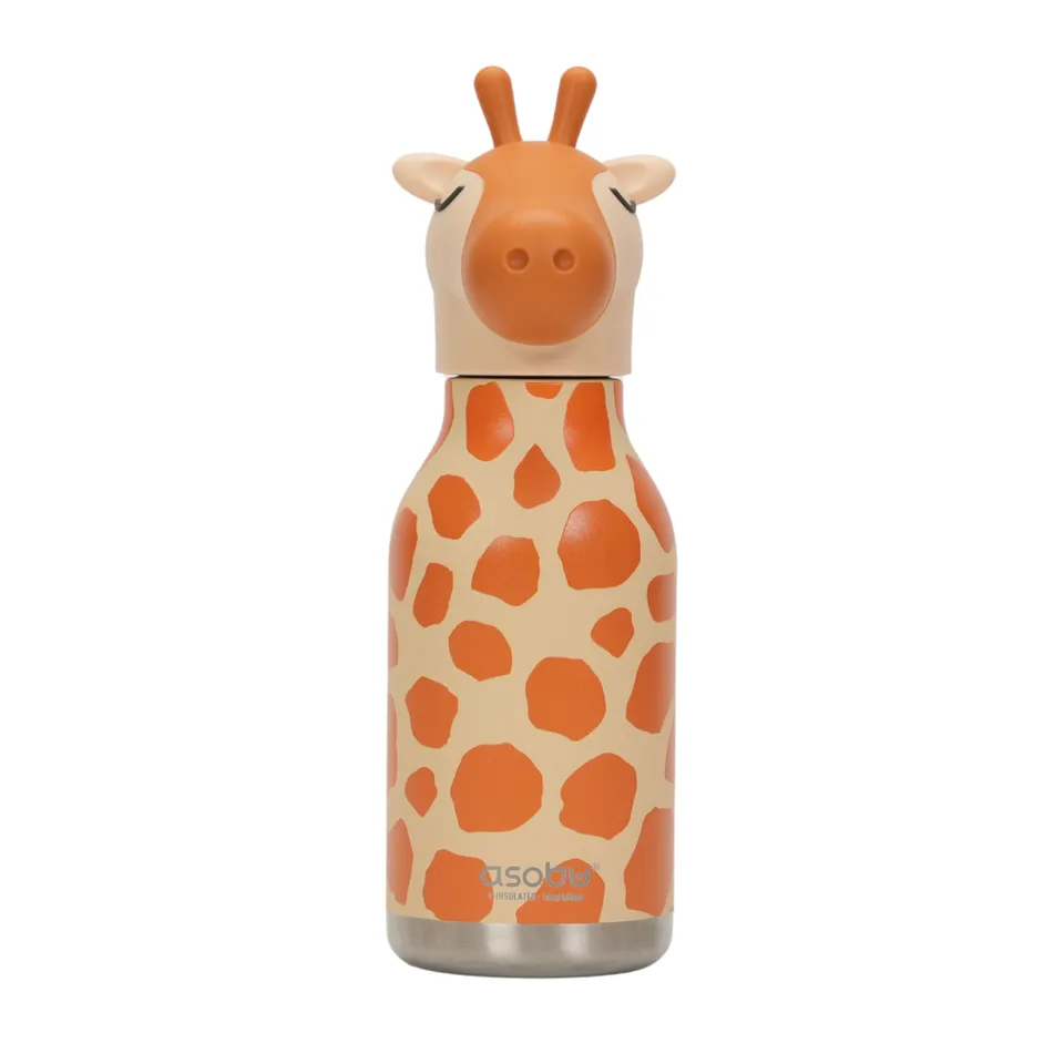 asobu-giraffe-bestie-bottle-kinder-trinkflasche-16oz-edelstahl image 1